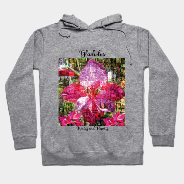 Gladiolus Birth Month Flower August Hoodie by Symbolsandsigns